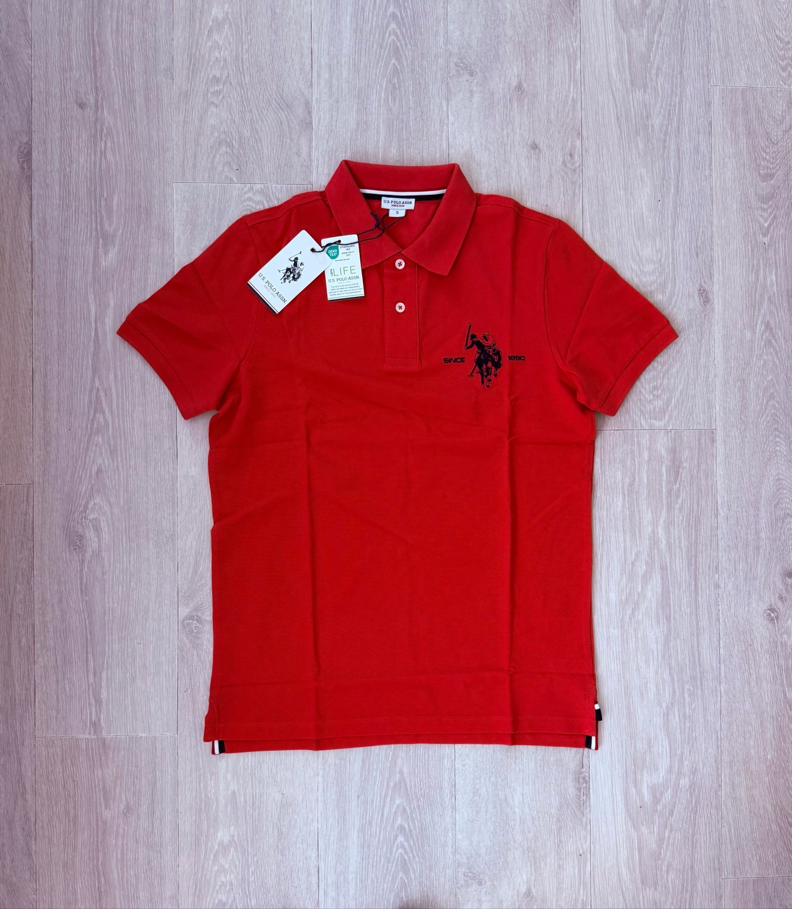 U.S Polo Assn. authentic red polo size S – photo 2